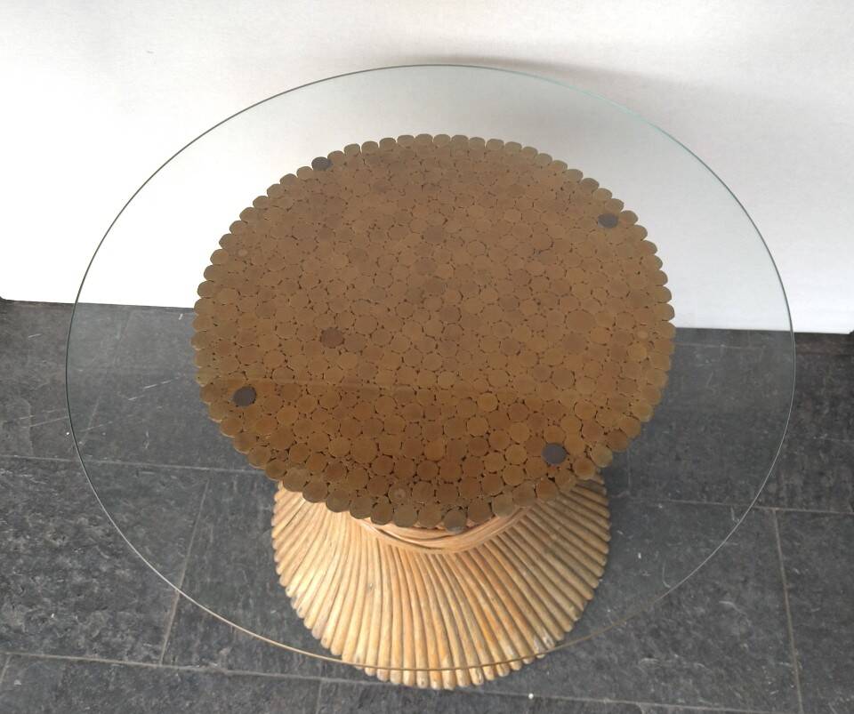 Design dining table "Wheat Sheaf" by John and Elinor McGuire