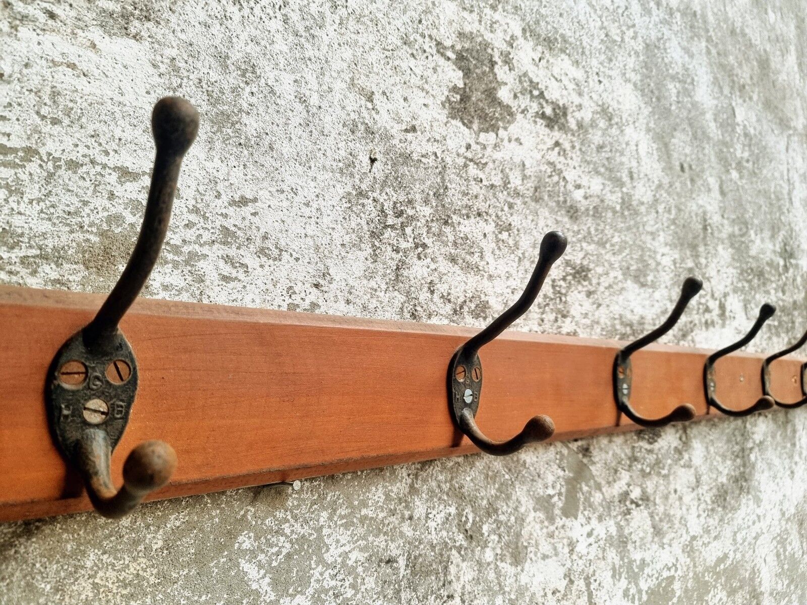 Old coat rack wall coat rack