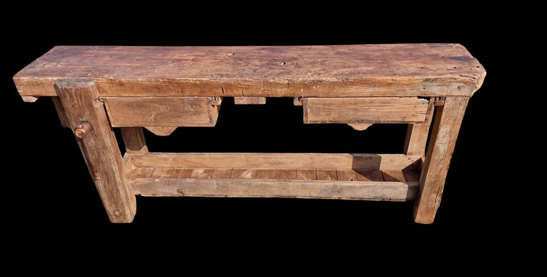 Antique carpenter's workbench 200 cm