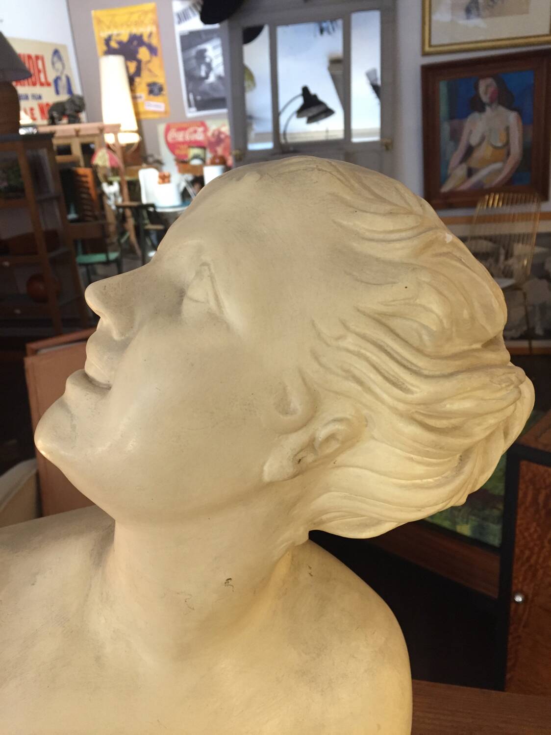 Plaster bust