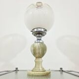 1960s Onyx and Murano Glass Lamp