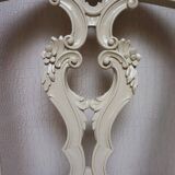 Louis XV Baroque Style Lacquered Chairs, Set of 2