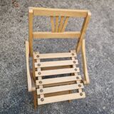 Small folding wooden child's chair, 1950s