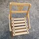 Small folding wooden child's chair, 1950s