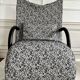 Armchair set and footrest vintage design line Roset Zen