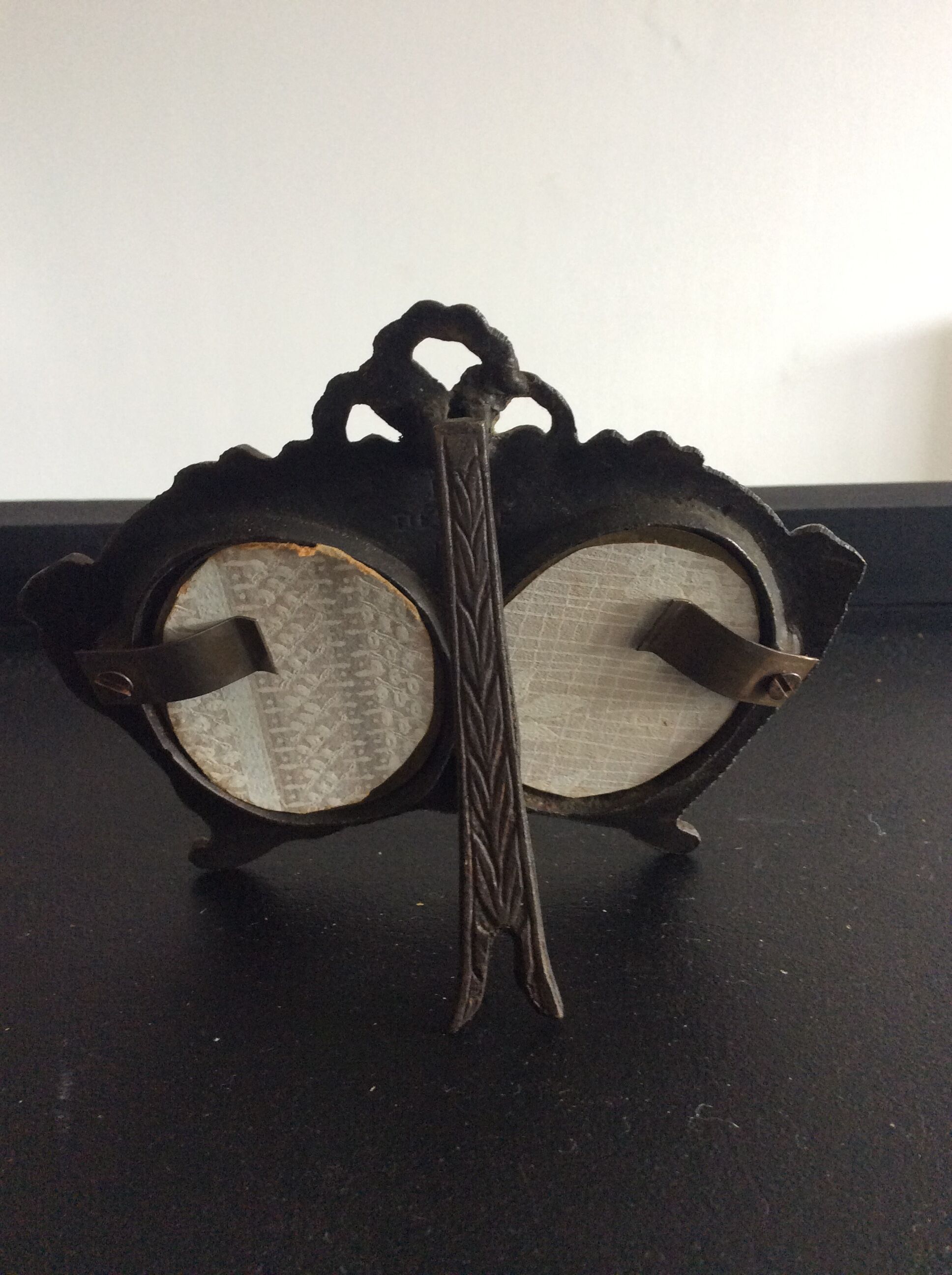 Old Bronze Photo Frame