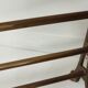 Brass wall coat rack