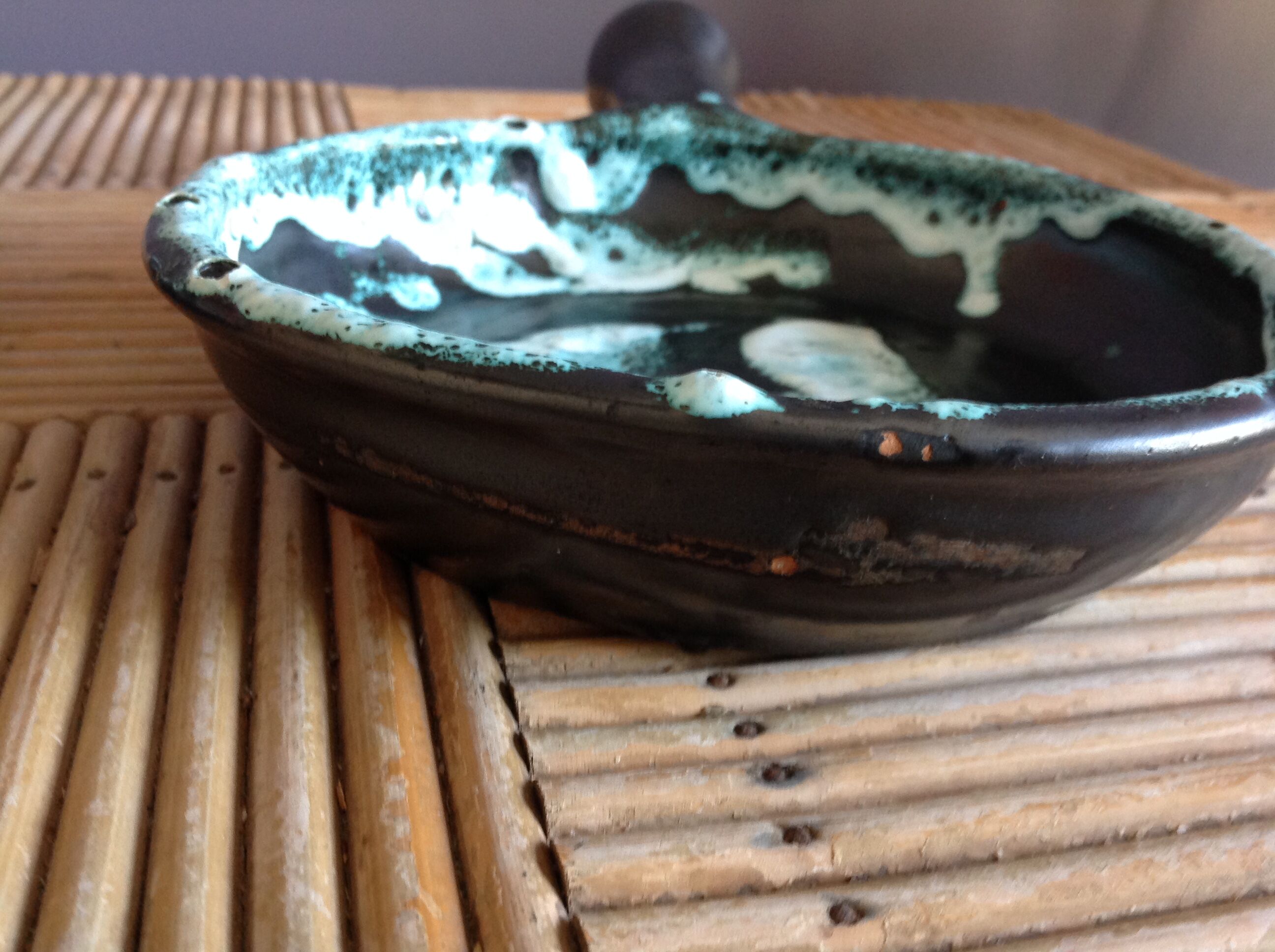 Duo of ceramic dishes