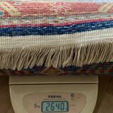 Sinkiang rug in pure new wool entirely handmade from the 1970s