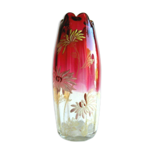 Vase Olga verre rouge