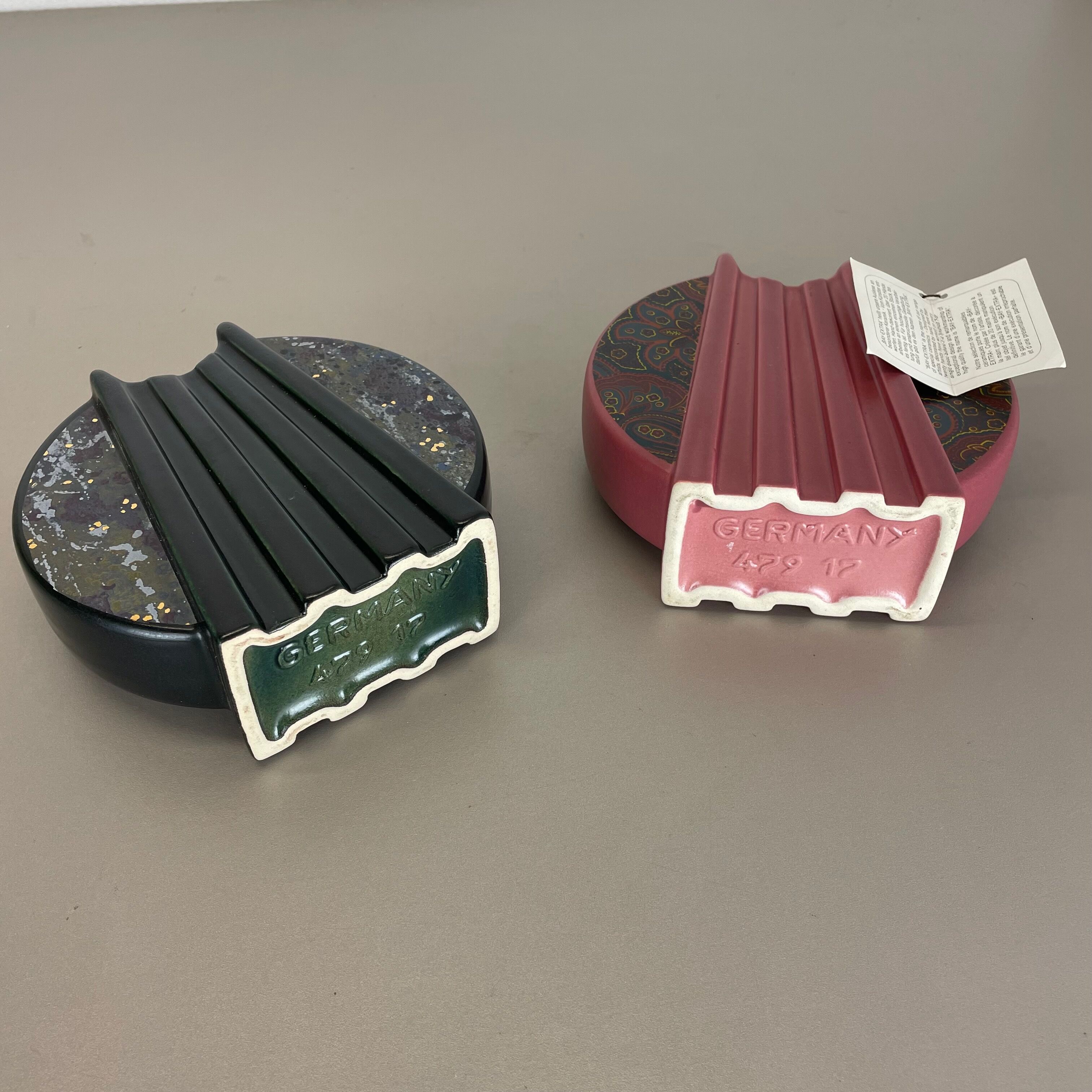 Set of 2  vases Bay Ceramics Germany, 1980s