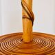 Louis Sognot vintage bamboo rattan floor lamp