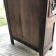 Breton bonnetière wardrobe in solid oak with 1 door and 1 drawer.