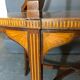Old-fashioned tea table, 1920 in marquetry