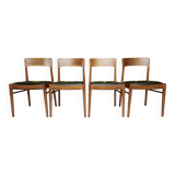4 Teak Chairs HENNING KJAERNULF 1960"