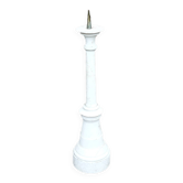 White marble candlestick