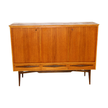 Enfilade en teck, Suède, 19650