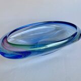 Large glass bowl, Murano, 1980s.
