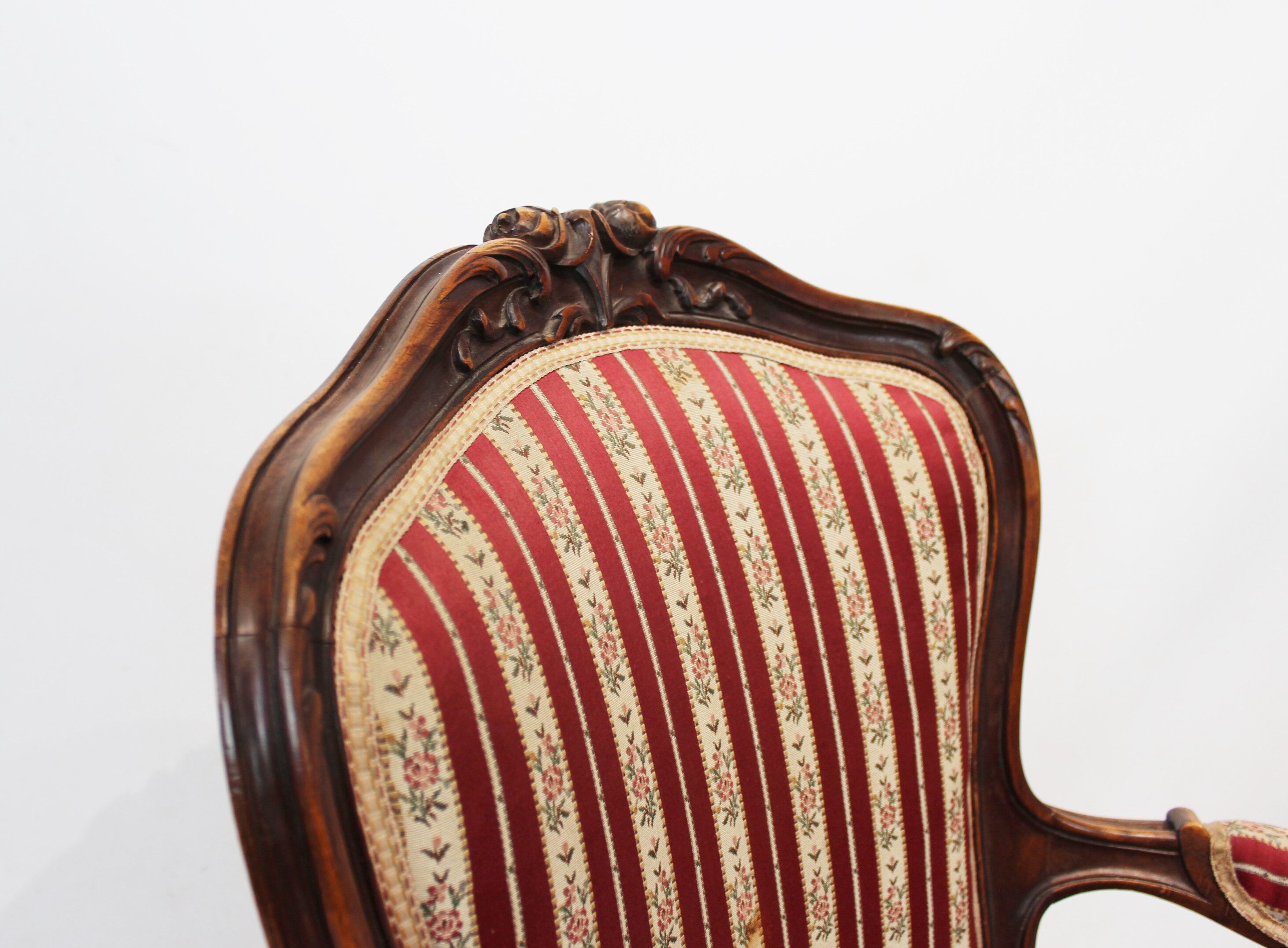 Fauteuil Rococo en bois 1890