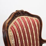Fauteuil Rococo en bois 1890