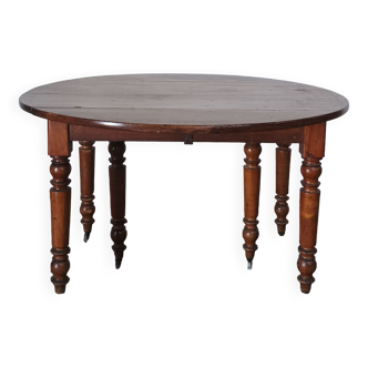 Table d'époque Louis Philippe 6 pieds en noyer