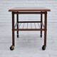 1970s, Danish coffee table, wheels, teak wood.