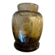 Art Deco vase from 1930 signed D'Argyl, acid-etched decoration.