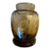 Art Deco vase from 1930 signed D'Argyl, acid-etched decoration.