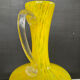 Vase à anse vintage en pâte de verre mouchetée 
