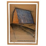 Christo & Jeanne-Claude, Texas Mastaba / America: The Third Century, 1975, Paper, Framed