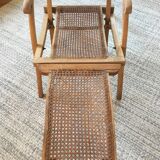 Canne boat deck long chair