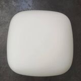 Old vintage square opaline ceiling/wall light 1960/70