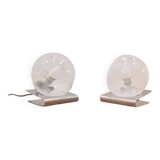 Paire de lampe space age design 70, murano