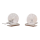 Pair of space age design lamps 70, murano