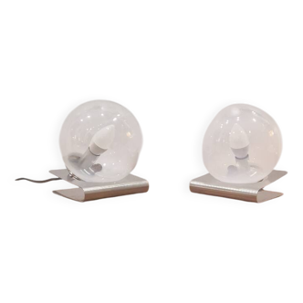 Paire de lampe space age design 70, murano