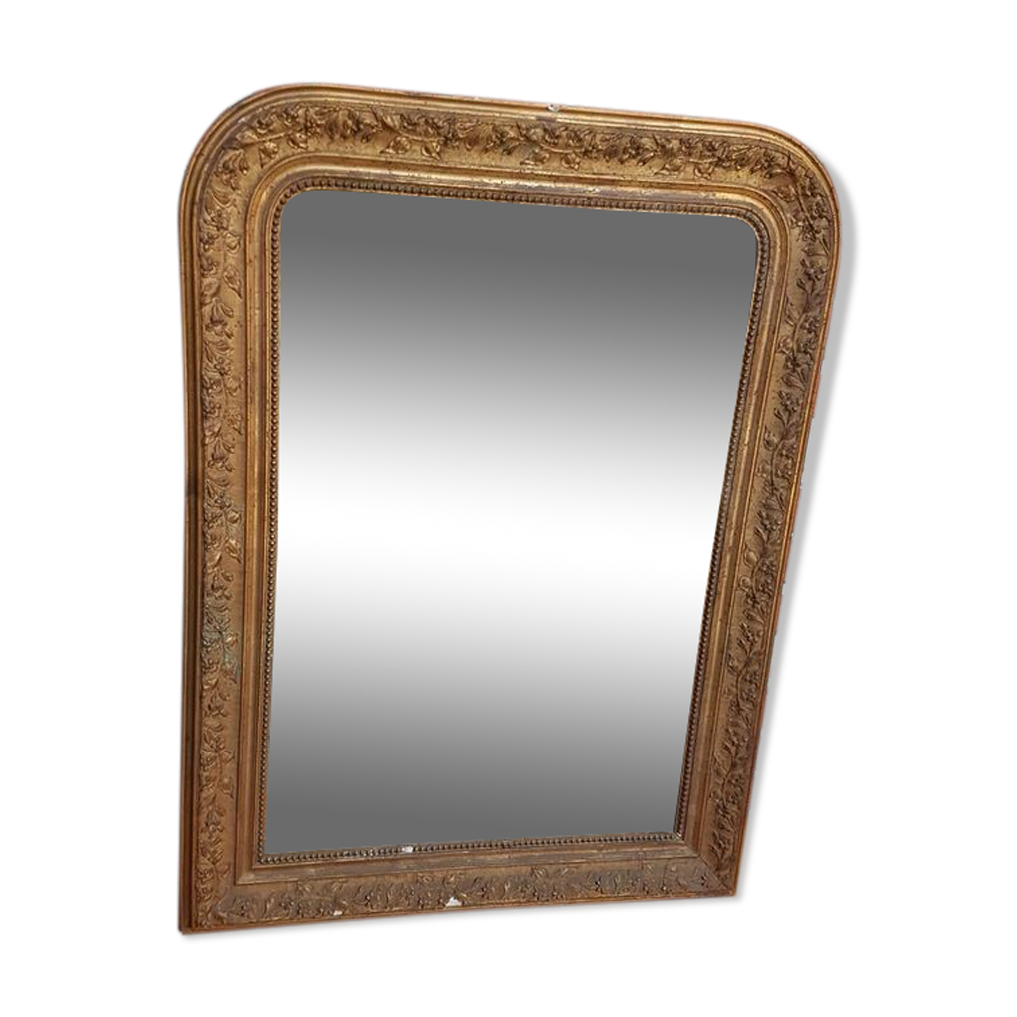 Miroir moulure doré