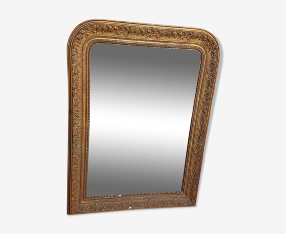 Miroir moulure doré