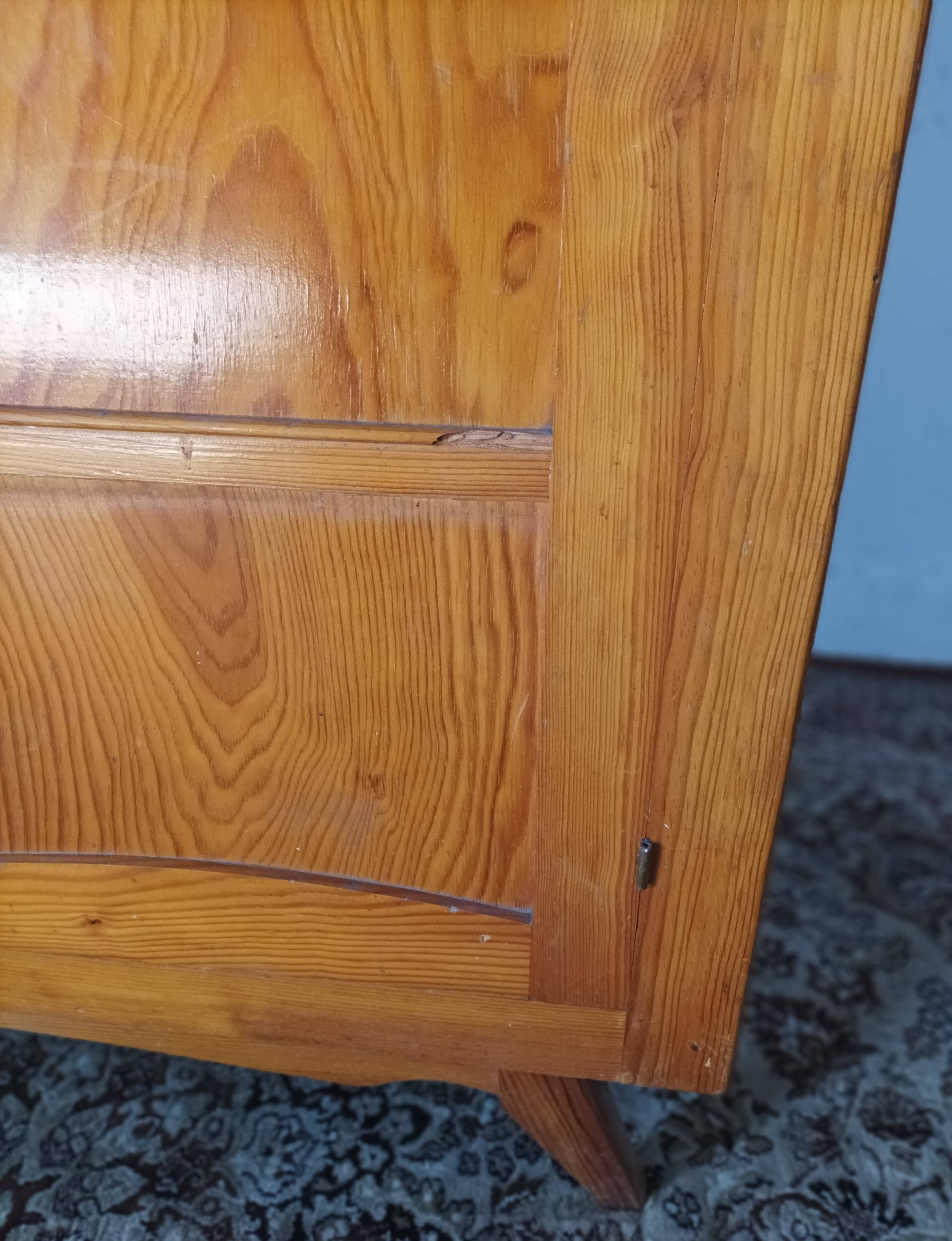 Vintage pine wardrobe