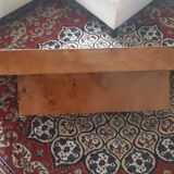Table basse laquée noyer