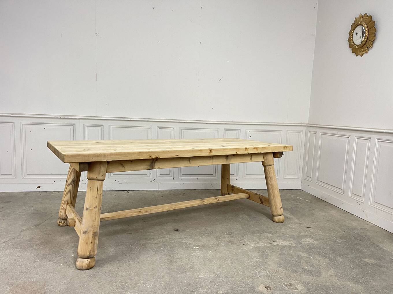 1950s pine table
