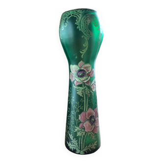 Enamelled vase Legras