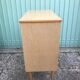Old wooden chest of 4 drawers - handles brass feet compass 70s vintage