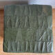 Pouf leather chest patchwork vert  De Sède