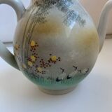 Fine porcelain tea service Japan - Decor of Cranes and Bamboo