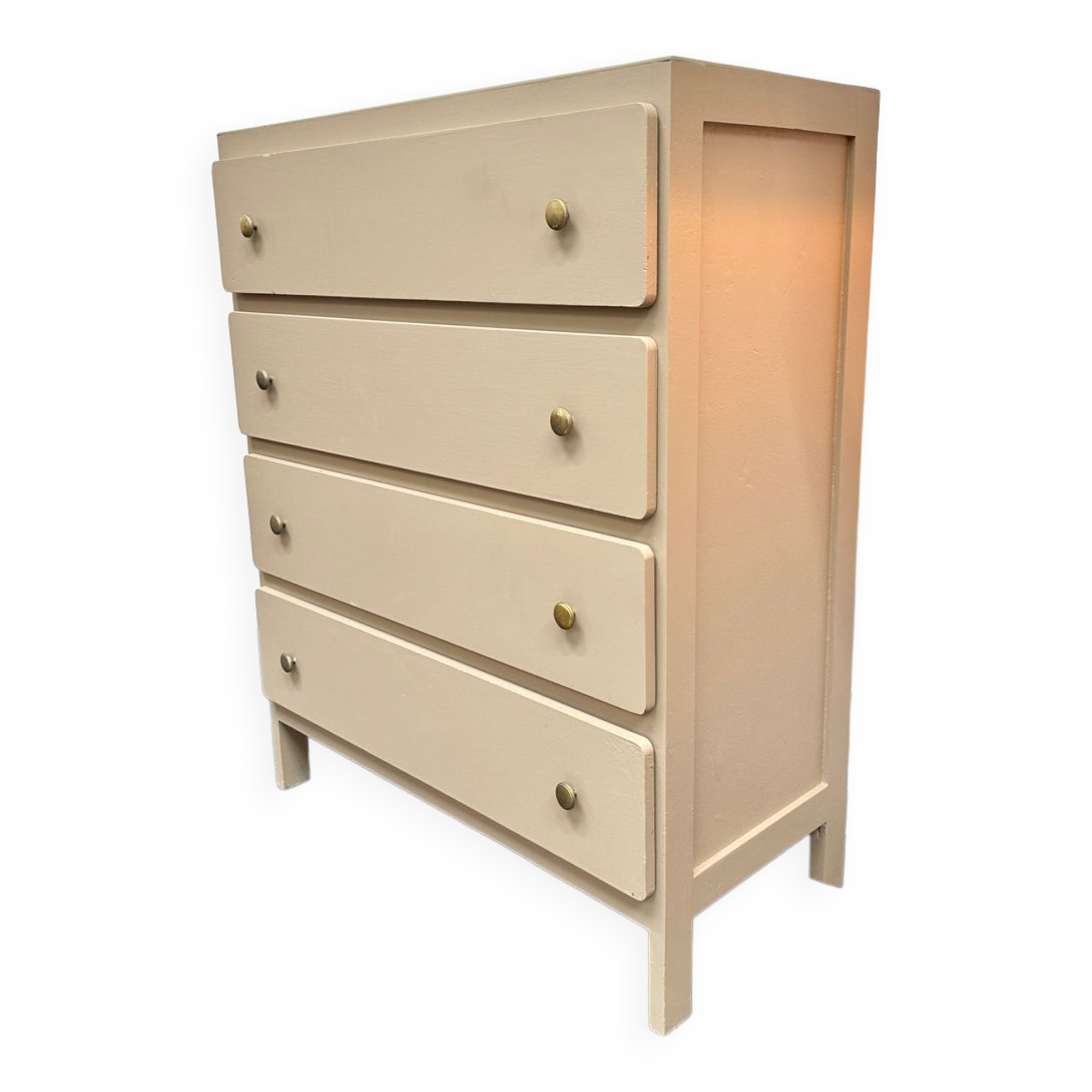 Vintage beige chest of drawers