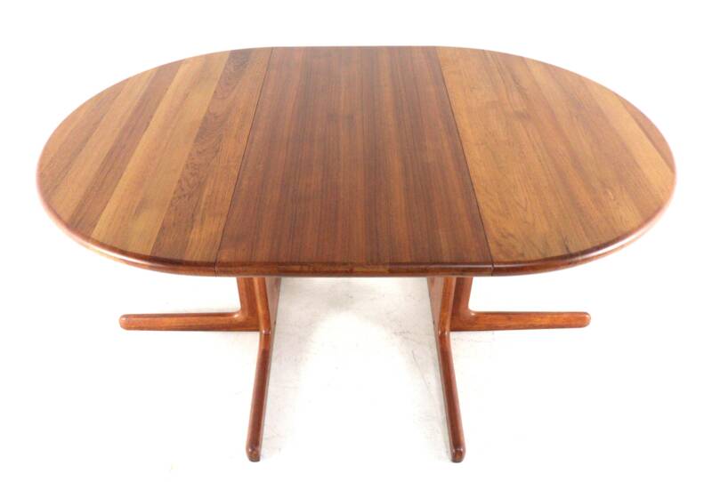 Table à manger extensible ronde 2x 'Gistrup' danoise