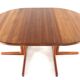 Table à manger extensible ronde 2x 'Gistrup' danoise