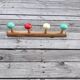 Vintage wall coat rack - Wood and plastic - 1970s