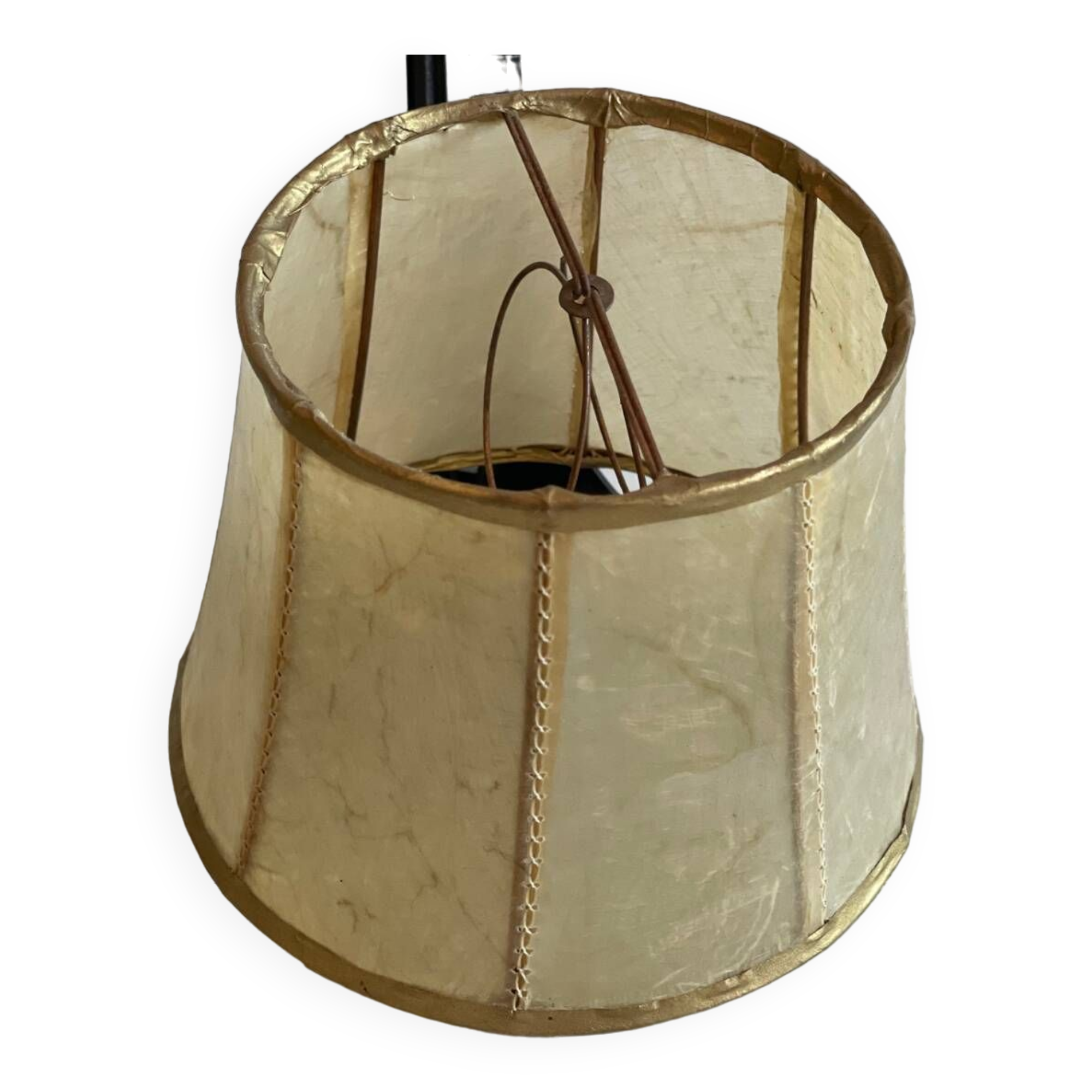 7 leather lampshades, 1960-1970