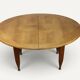 Extendable dining table in oak by Guillerme and Chambron - 1960s